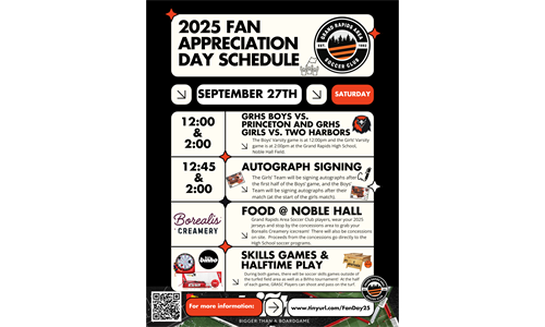 Join Us for 2025 Fan Appreciation Day Saturday, Sept 27